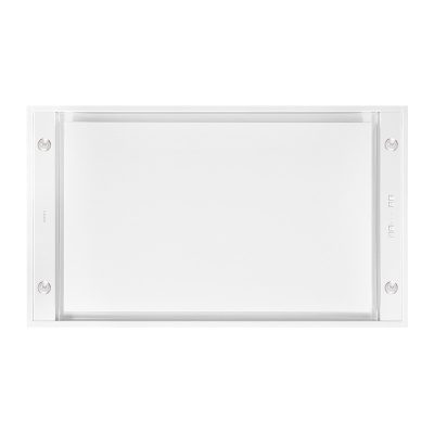 hotte plafonnier pureline 90 cm (sans moteur) blanc. novy 6836