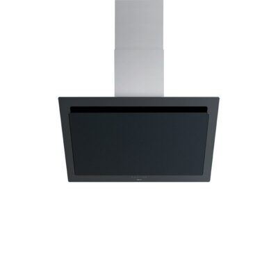 Hotte murale noire design moderne pour cuisine