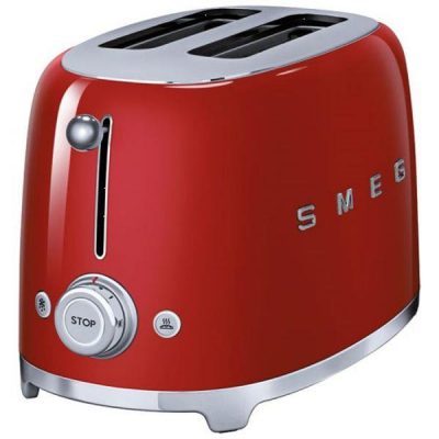 grille pain multi fente smeg tsf01rdeu side