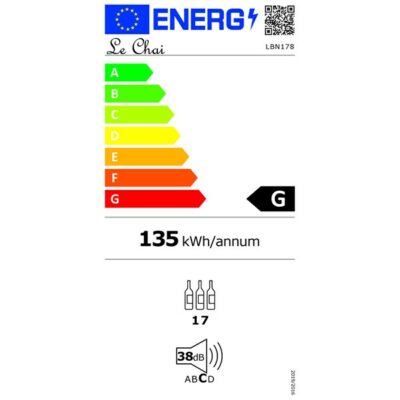 cave à vin encastrable multizones, 17 bouteilles. le chai lbn178