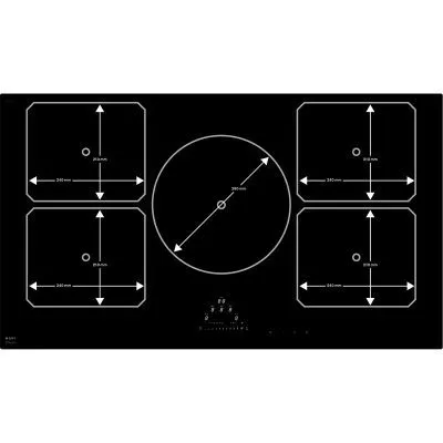 table de cuisson 90cm flexibilité extrême et technologies intelligentes pour une liberté totale. novy 1778