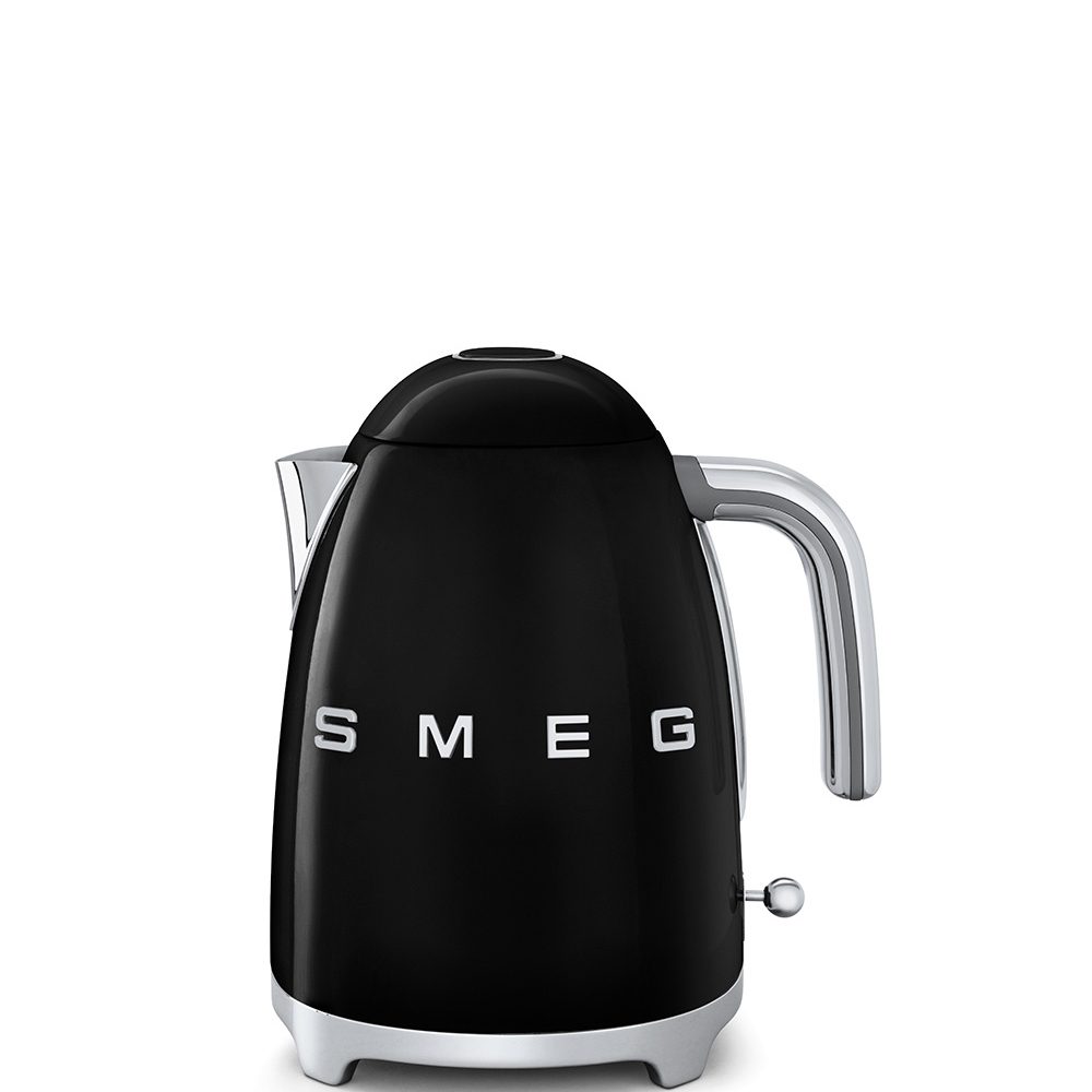 SMEG Bouilloire 1.7 L Noire - Années 50 - klf03bleu