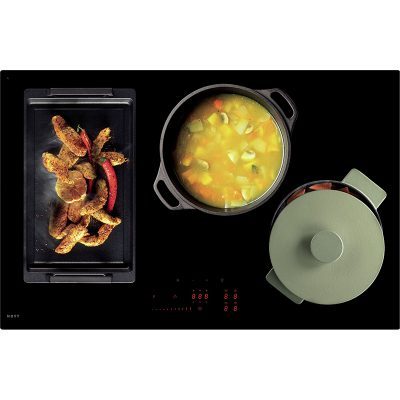 table de cuisson induction 80cm, bridge, slider. novy 1724