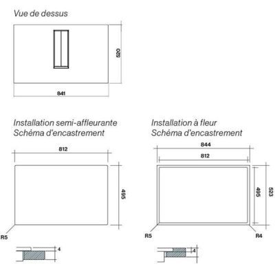 table de cuisson avec hotte intégrée performante et design. falmec quantum easy 3421 installation affleurante