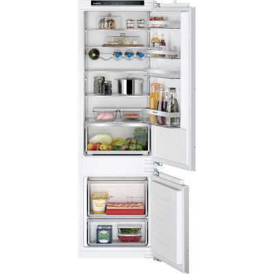 iq300, réfrigérateur combiné intégrable, 177.2 x 54.1 cm, charnières pantographes