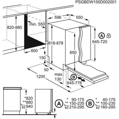 Lave-vaisselle Tout-intégrable avec Tiroir à couverts MaxiFlex