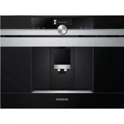 iq700, machine à café encastrable tout automatique, inox siemens ct636les6