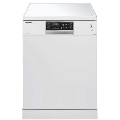 lave vaisselle pose libre avec ouverture de porte automatique, brandt dsf14524w