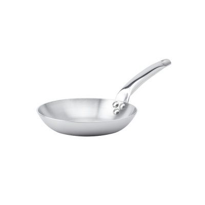 poêle à frire alchimy inox multicouche 3 ply, compatible toutes sources de chaleur dont l'induction. de buyer 3604.20