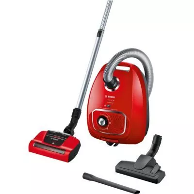 série 4, aspirateur avec sac, proanimal, rouge bosch bgbs4pet1