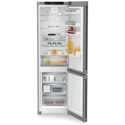 réfrigérateur combiné duocooling, bluperformance avec easy twist ice, 60cm, look inox. liebherr cnsdd5723 aménagement