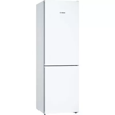 réfrigérateur combiné no frost avec zone spécial pour conserver les aliments plus longtemps, 186 x 60 cm, blanc. bosch kgn36vwed