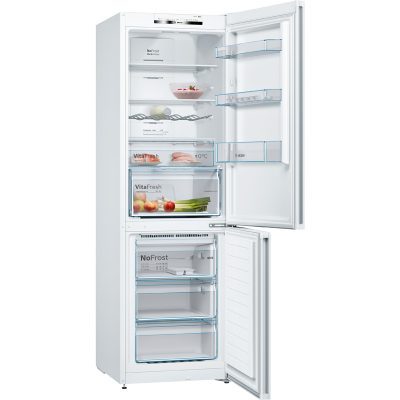 réfrigérateur combiné no frost avec zone spécial pour conserver les aliments plus longtemps, 186 x 60 cm,aménagement intérieur