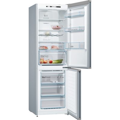 série 4, réfrigérateur combiné pose libre, 186 x 60 cm, couleur aménagement intérieur