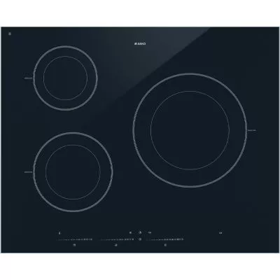 table de cuisson à induction, 3 zones, noir satiné. asko hi1633g