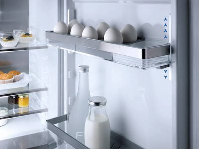 réfrigérateur congélateur encastrable avec confort remarquable, grâce à flexilight 2.0, dynacool et nofrost. miele kfn 7764 d