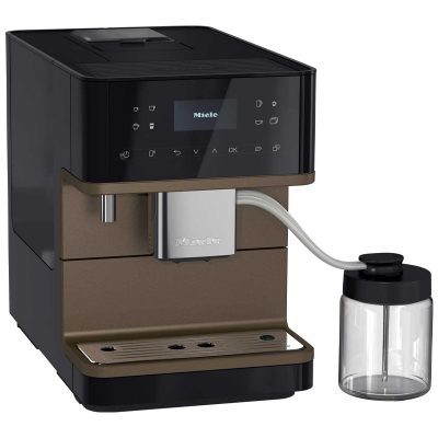 machine à café autonome wificonnect, récipient à lait haut de gamme et nombreuses spécialités de café. miele cm 6360 milkperfection