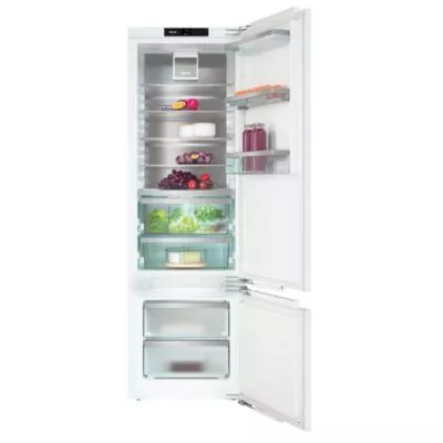 réfrigérateur combiné encastrable avec perfectfresh active pour plus de fraîcheur et dynacool pour stock. optimal. miele kf 7772 b copie