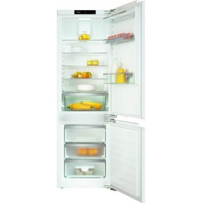 réfrigérateur congélateur encastrable pour stockage optimal grâce à dynacool, éclairage led confortable et nofrost. miele kfn7734d