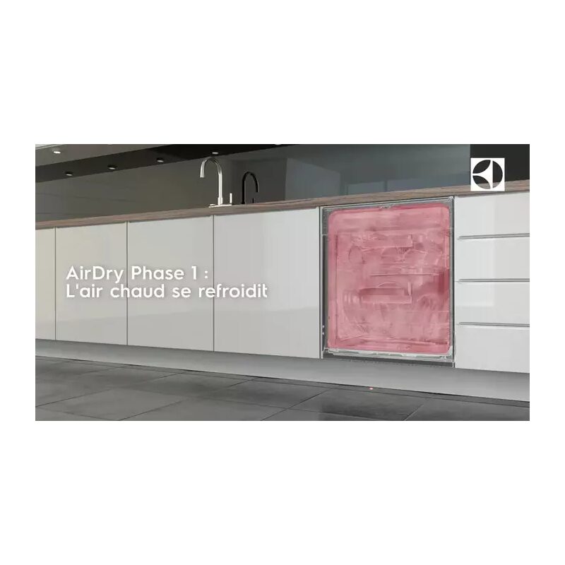 Lave-vaisselle intégré avec système de séchage AirDry