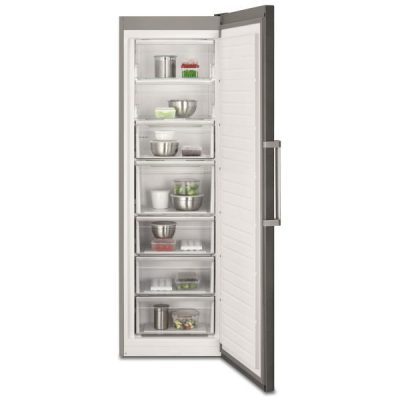 congélateur armoire pose libre serie 7000 froid no frost 186 cm, aeg agb728e5nb aménagement intérieur