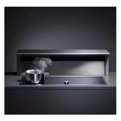 hotte plan de travail, 136cm, 660m3 h, 1 moteur, coloris inox gaggenau at400131