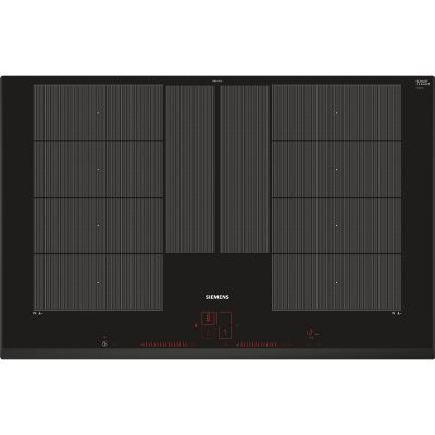 iq700, table à induction, 80 cm, noir, sans cadre. siemens ex851lyc1f