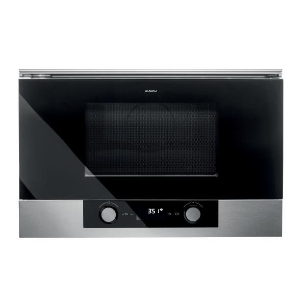 Four à micro-ondes avec grill, pour niche profondeur 32cm, hauteur 37cm.  ASKO OM8334S - Meg diffusion