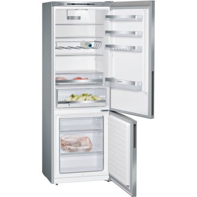 iq500, réfrigérateur combiné pose libre, 201 x 70 cm, inox anti trace de doigts kg49eaica