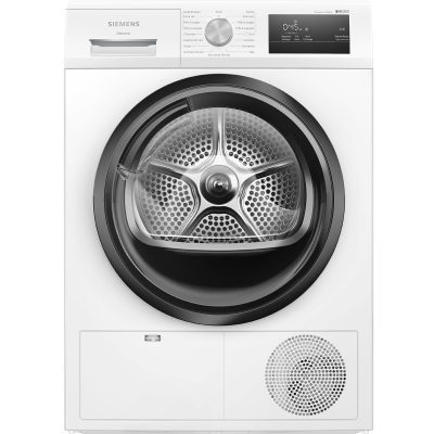 iq300, sèche linge pompe à chaleur, 8 kg siemens wt45h001fr