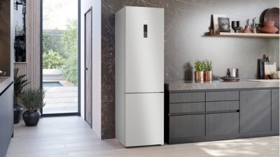 iq300, réfrigérateur combiné pose libre, 203 x 60 cm, inox anti trace de doigts siemens kg39nxidf