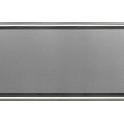 hotte plafonnier novy pureline pro, 120cm inox 6940