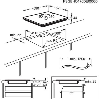 aeg table induction ikb63402fb