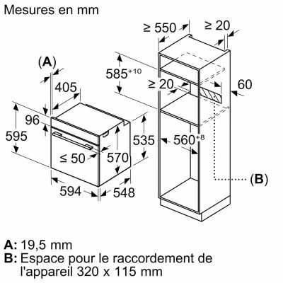 four siemens extraklasse noir et inox hb372abs0s