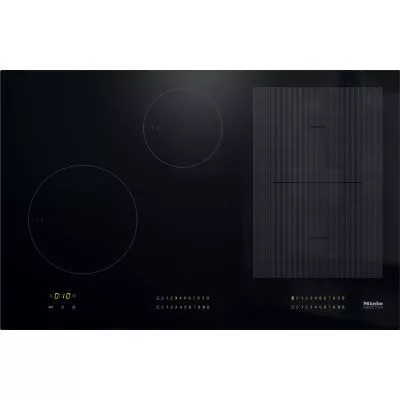 table de cuisson à induction avec zone de cuisson powerflex pour une puissance maximale miele km 7574 fl