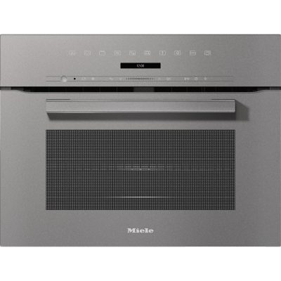 four compact combiné micro ondes esthétique facile à combiner avec programmes automatiques et modes combinés. miele h 7240 bm nr (copie)