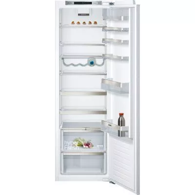 réfrigérateur intégrable iq500, extraklasse,177.5 x 56 cm, charnières pantographes softclose siemens ki81rede0