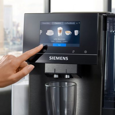 machine à café tout automatique, eq700 integral, inox foncé siemens tq707df5