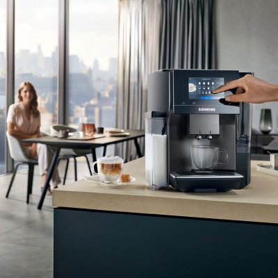 machine à café tout automatique, eq700 integral, inox foncé siemens tq707df5