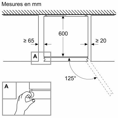 série 4, réfrigérateur combiné pose libre, 203 x 60 cm, acier inox noir bosch kgn39excf