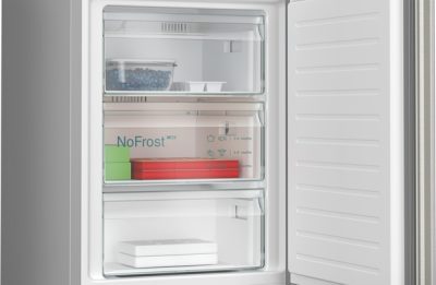 iq300, réfrigérateur combiné pose libre, 186 x 60 cm, inox anti trace de doigts gamme extraklasse siemens kg36neicf
