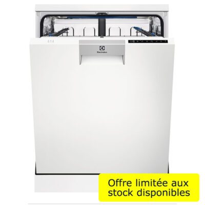 lave vaisselle electrolux avec airdry, séchage performant ess87300sw