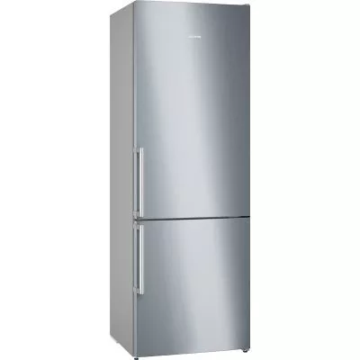 réfrigérateur combiné pose libre, 203 x 70 cm, inox anti trace de doigts kg49neicu