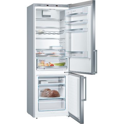 série 6, réfrigérateur combiné pose libre, 201 x 70 cm, inox anti trace de doigts kge49eicp