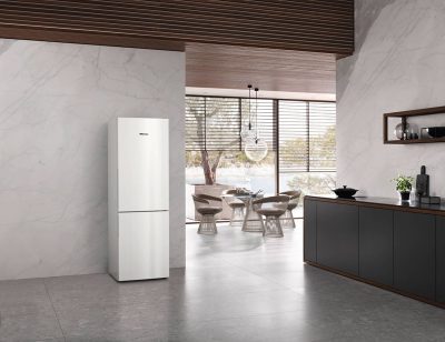 réfrigérateur/congélateur posable avec dailyfresh, duplexcool et comfortfrost miele kd 4172 e  ws   active