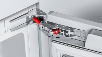série 6, réfrigérateur combiné intégrable, 177.2 x 55.8 cm, charnières pantographes softclose bosch kis87edd0