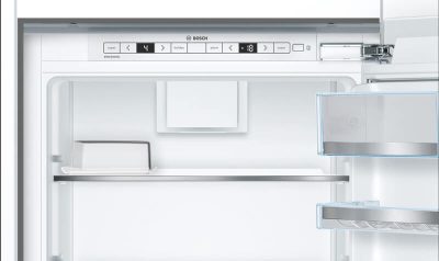 série 6, réfrigérateur combiné intégrable, 177.2 x 55.8 cm, charnières pantographes softclose bosch kis87edd0