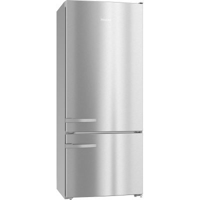 réfrigérateur/congélateur posable en 75 cm de large pour un espace de rangement particulièrement généreux. miele kfn 15842 d edt/cs