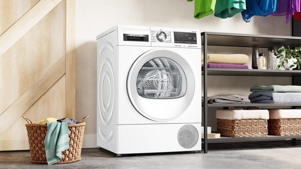 Sèche-linge pompe à chaleur garantie 3 ans gamme Exclusiv, 8 kg Bosch  WQG135DMFR - Meg diffusion