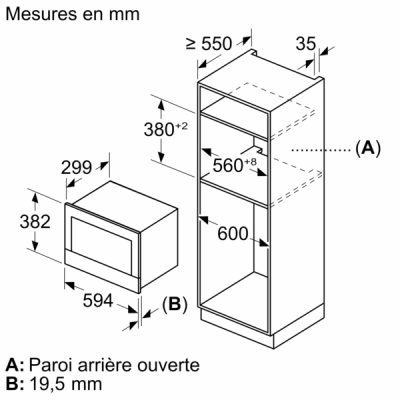 iq700, micro ondes intégrable, noir siemens bf722l1b1